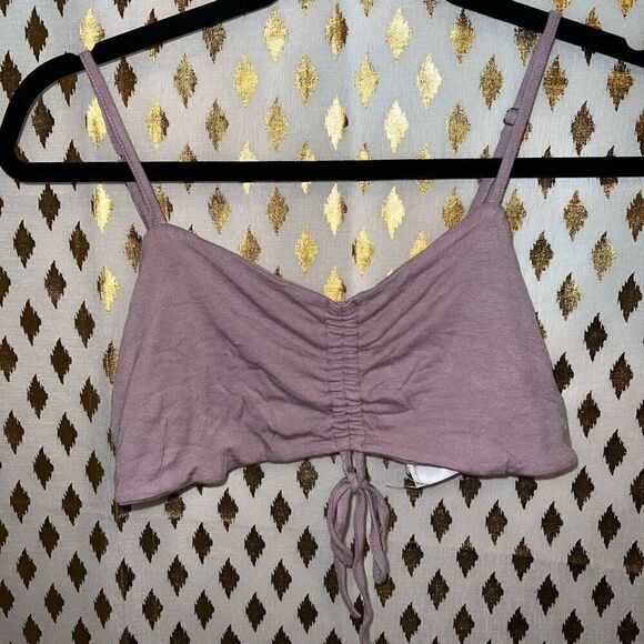 💖5/$40 Aster smoothie pink bralette crop top size S - Picture 3 of 4